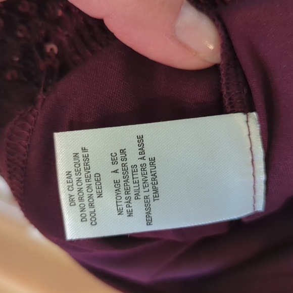 DR2 burgundy blouse Sz S - Picture 6 of 6